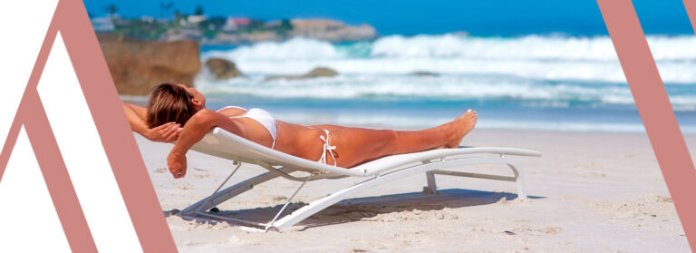 saúde íntima na praia